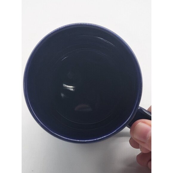 VTG KILN CRAFT Coffee Mug Cup  "Titan Team" Staffordshire England Blue Missile - Picture 4 of 5